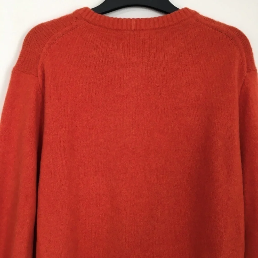 Banana Republic Merino Wool & Cotton Crew Neck Long Sleeve Tight Knit Sweater